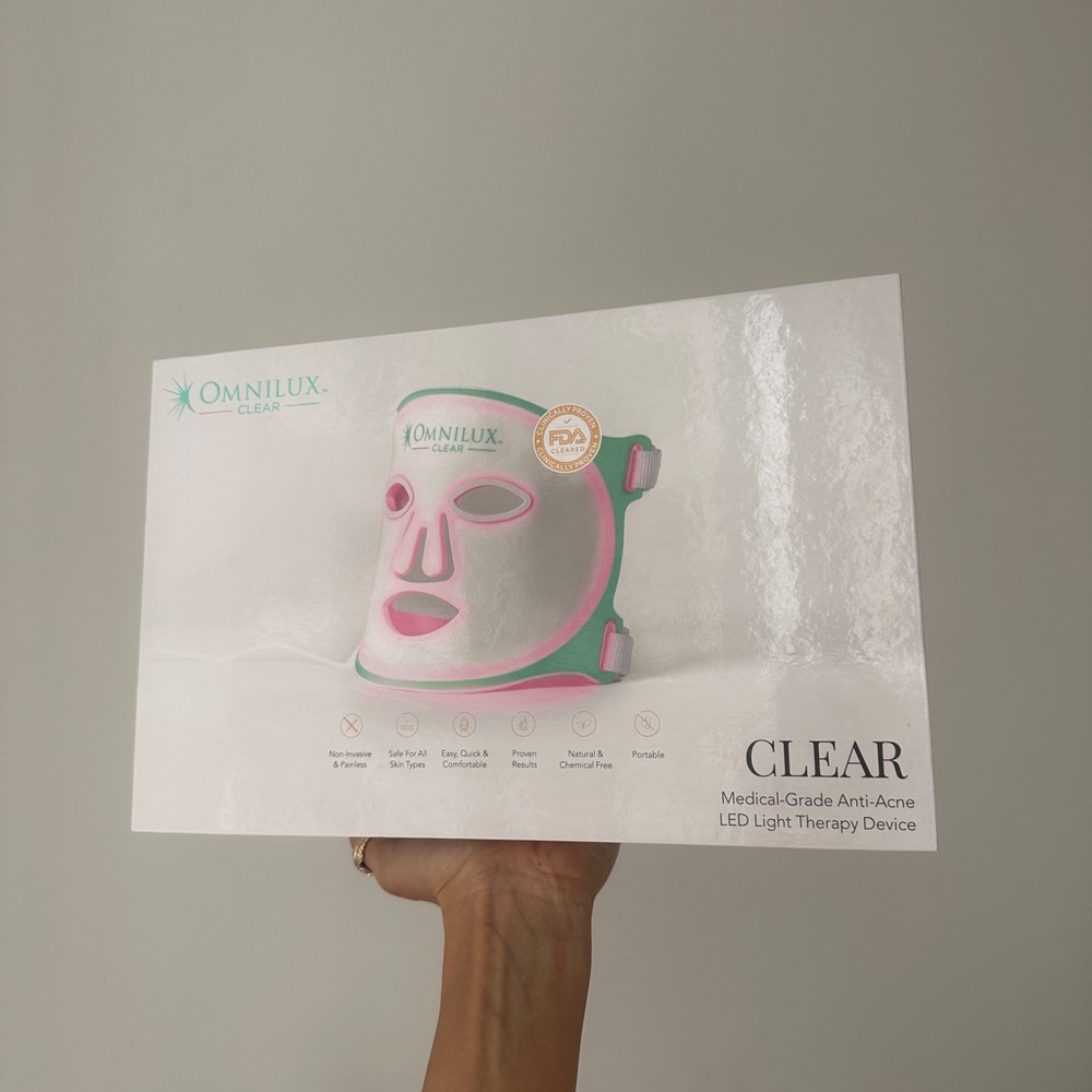OMNILUX CLEAR BLUE LED MASK